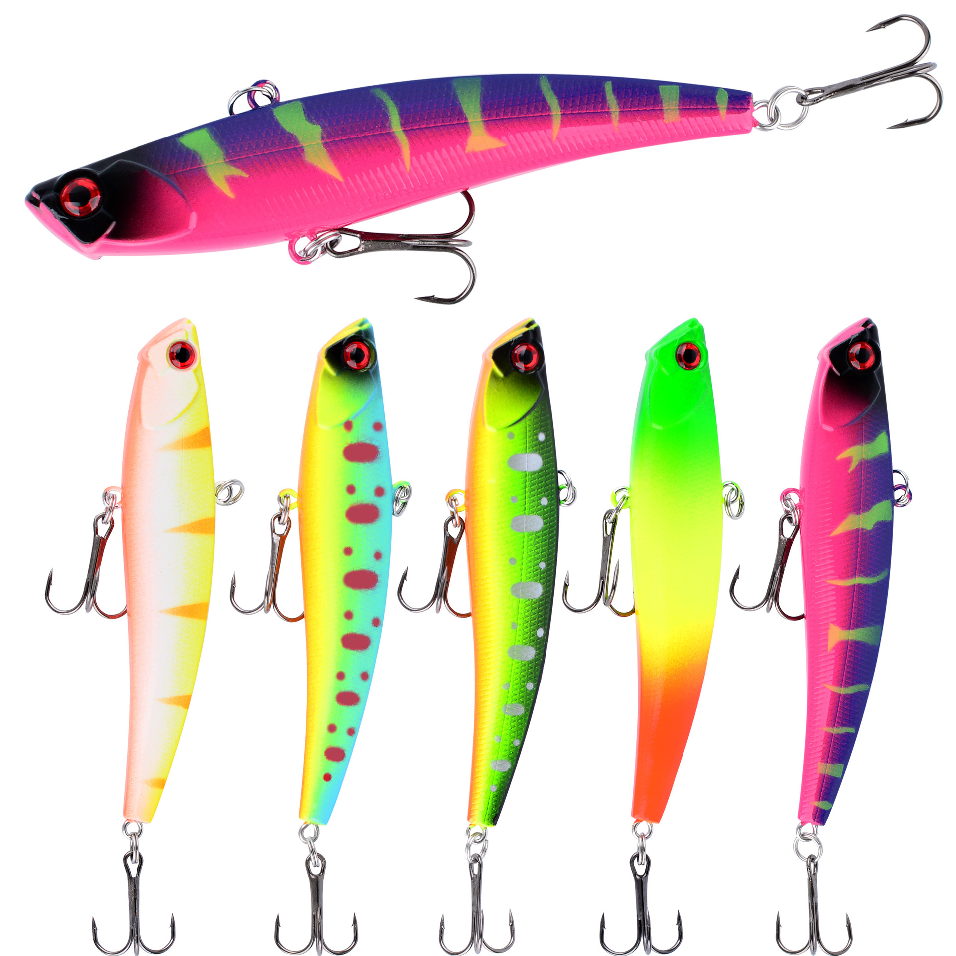 Sunflower Sinking Vibration VIB Fishing Lure 9.5cm/26.5g Long Cast Salt & Fresh Water Bait