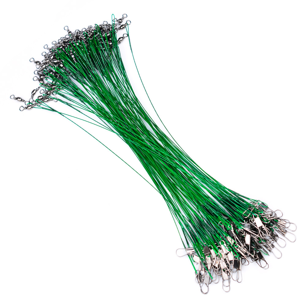 Sunflower Stainless Steel Anti-Bite Lure Wire Leader With Swivel Snap