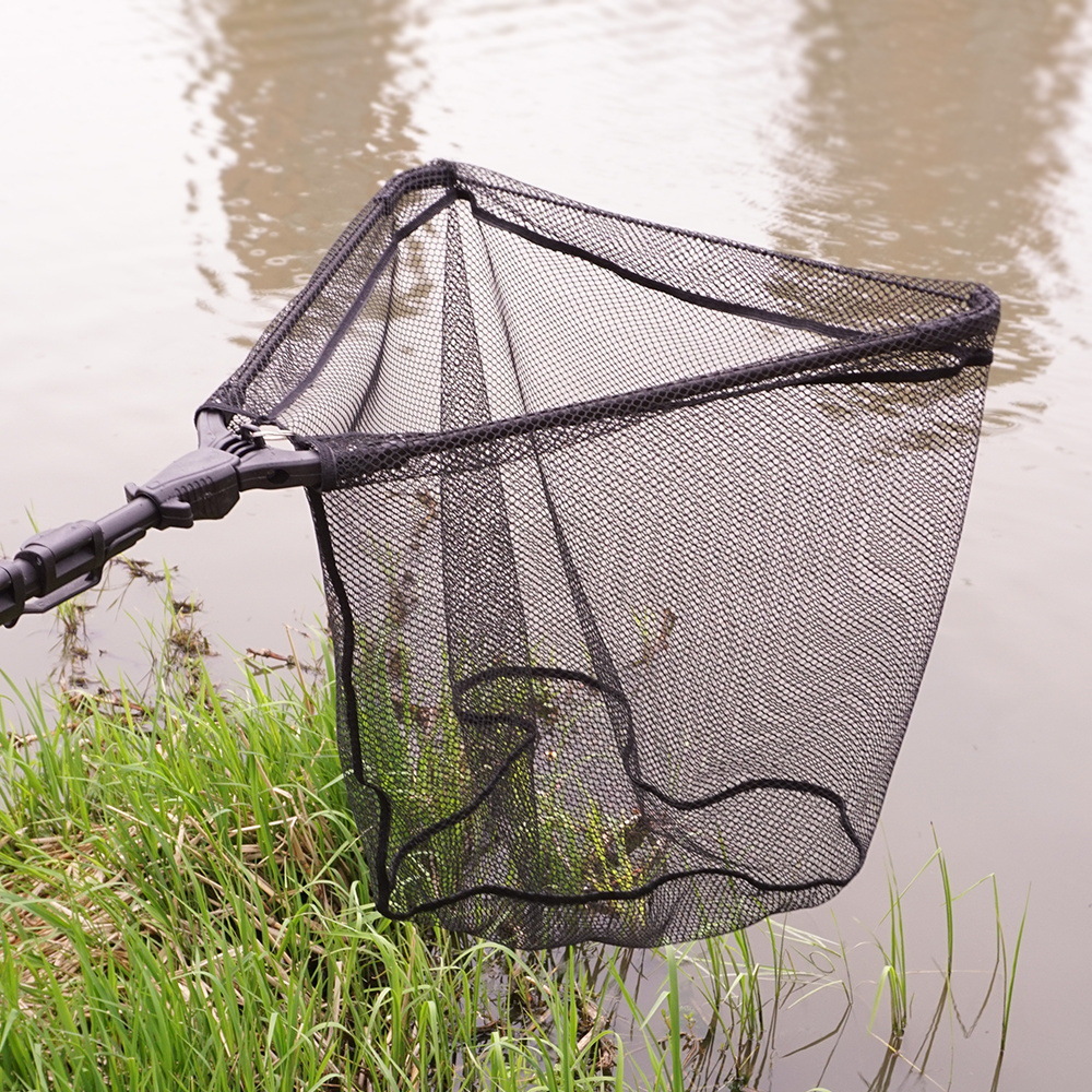 Sunflower Aluminum Folding Telescopic Landing Net Big Game Fishing Triangular Fish Net thumb 8