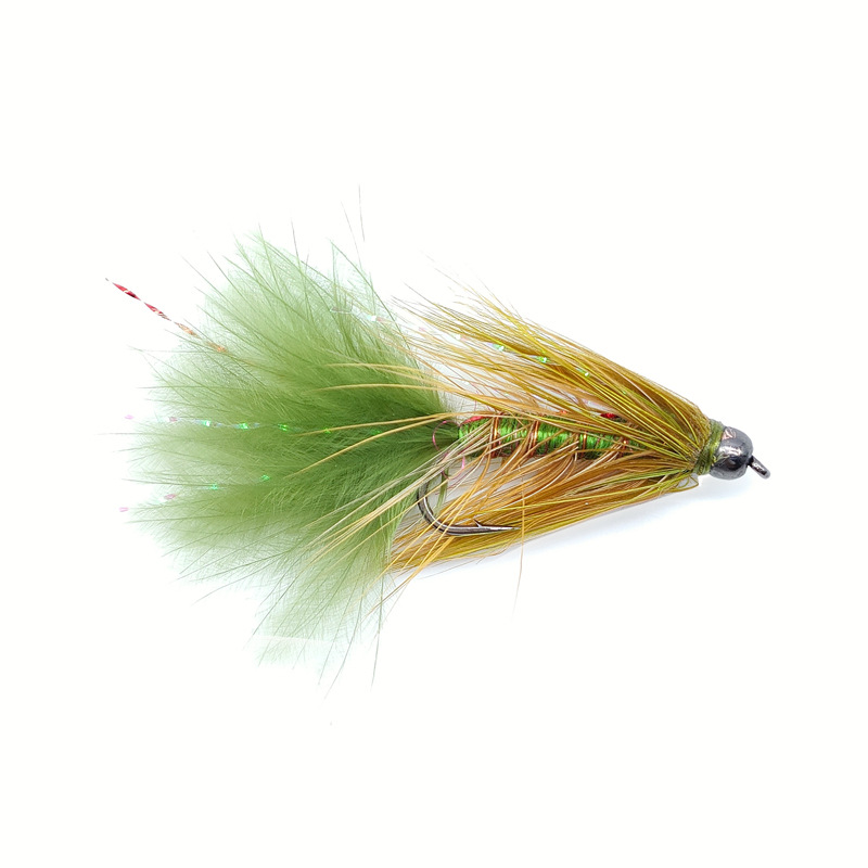 Sunflower Power Mynah Streamer Fly Fishing Flies, Hand Tied Feather Artificial Streamer Lure for Trout, Bass Freshwater Fly Fishing