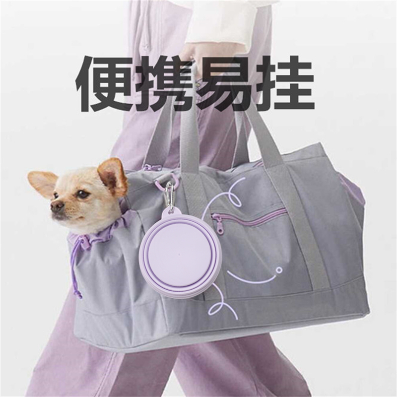 Sunflower Foldable Silicone Pet Bowl, Portable Travel Feeding Water Bowl for Dogs & Cats thumb 8