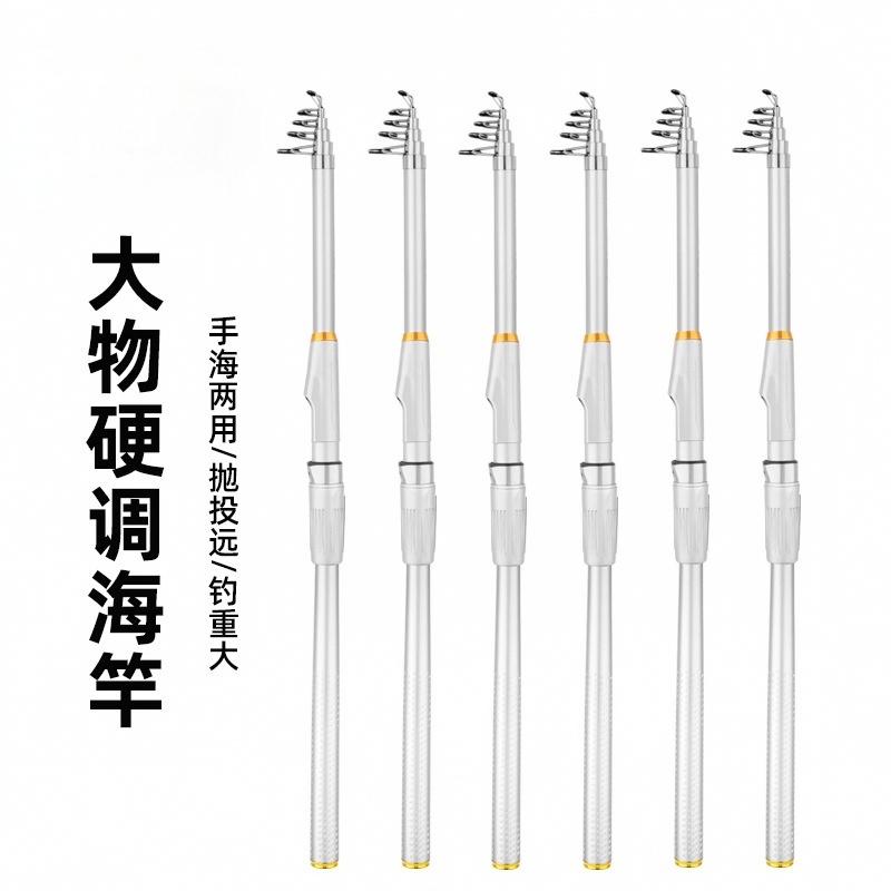 Sunflower Telescopic Fiberglass Sea Rod, Heavy Duty Hard Casting Fishing Rod 2.1m~3.6m thumb 4