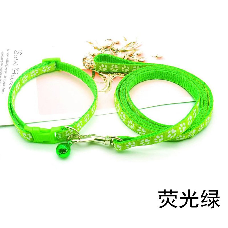 Paw Print Pet Collar & Leash Set thumb 17