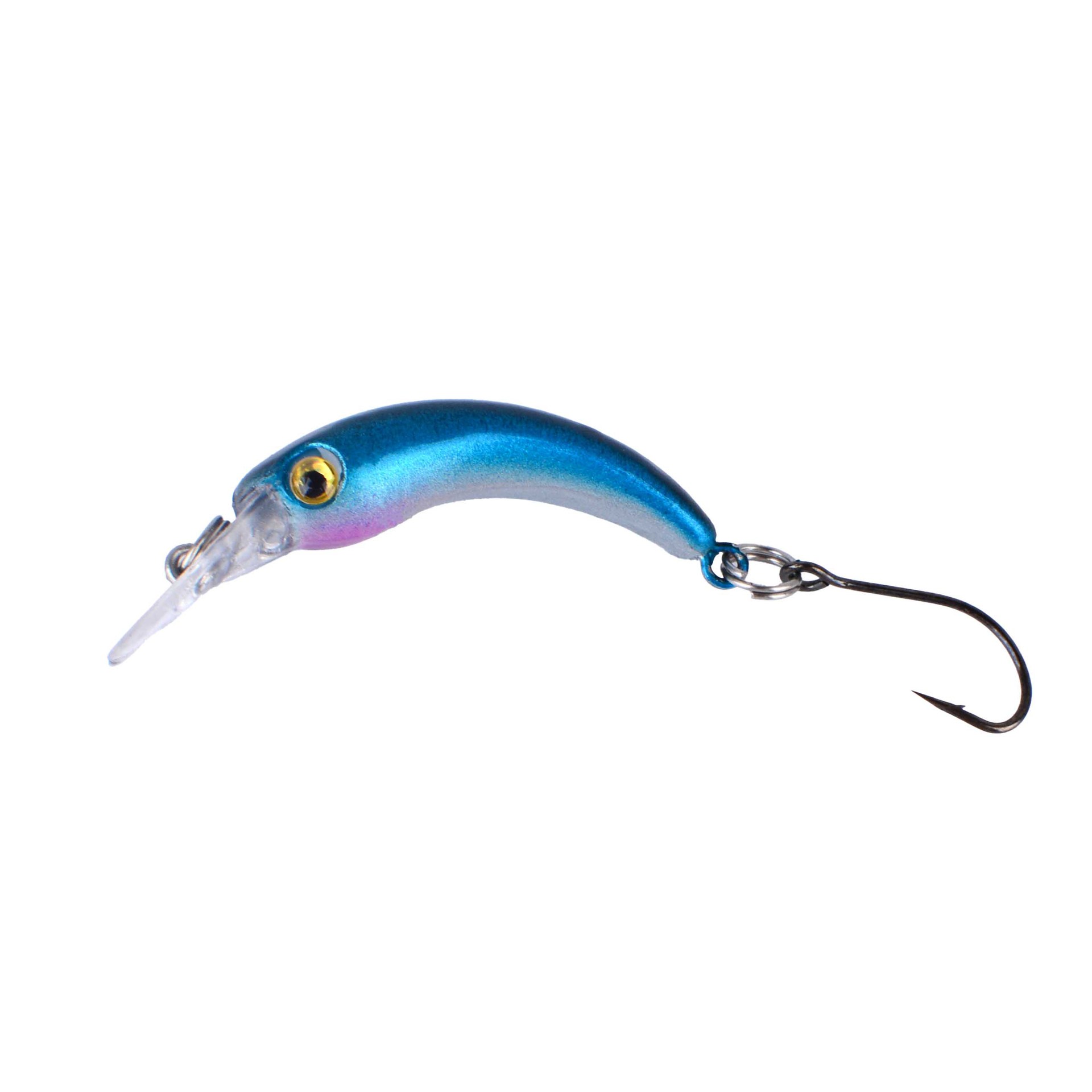 Sunflower Micro Sinking Curved Minnow Lure 4cm 1.2g For Trout & Whitebait thumb 12