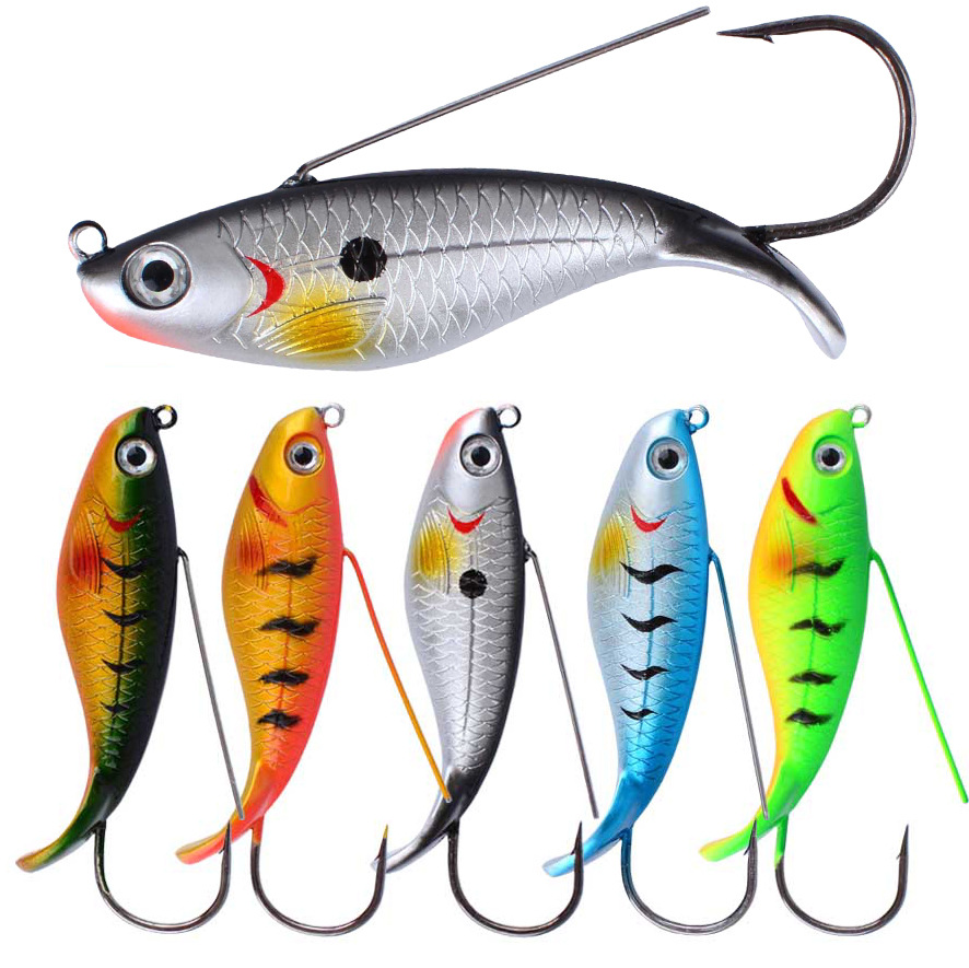 Sunflower Single Hook VIB Metal Lure 9cm 19.5g Anti-snagging Hard Bait