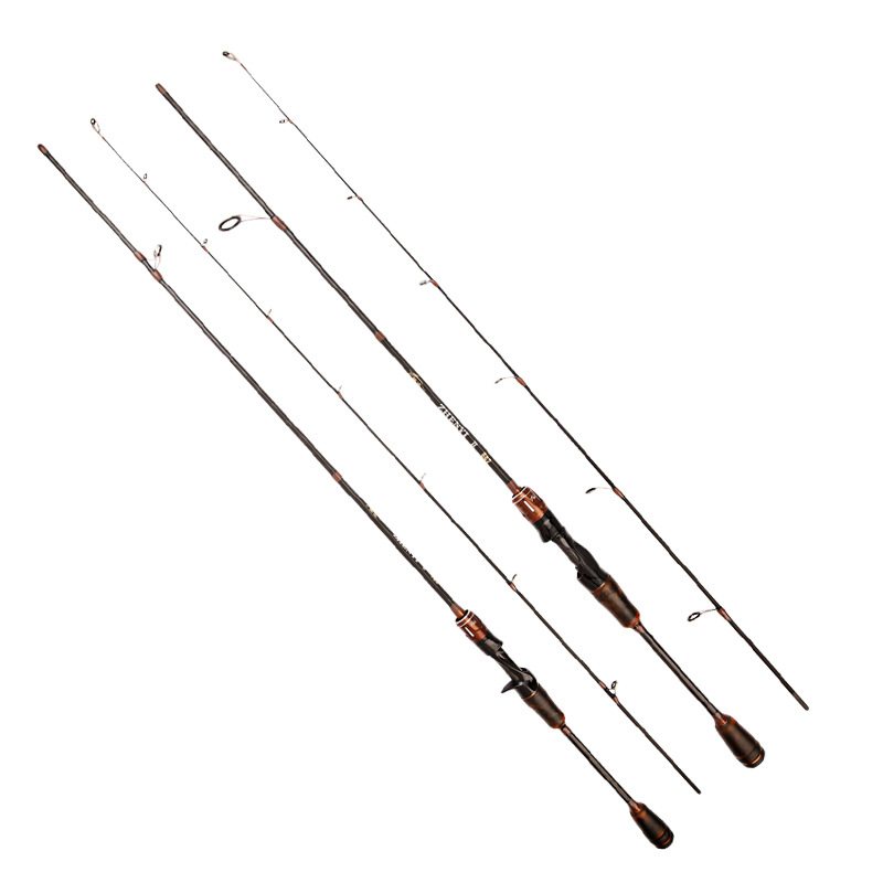 Sunflower Carbon Slide Float Lure Rod, Ultra Light Fishing Rod With Solid Wood Handle & Big Guides
