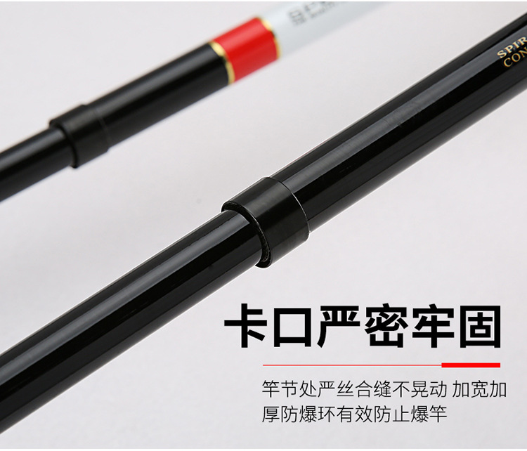 Sunflower Carbon Telescopic Fishing Rod, Soft Action Rock Fishing Rod 2.1m 2.4m 2.7m 3.0m 3.6m thumb 18