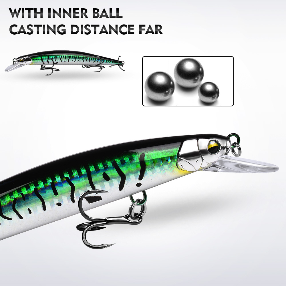 Long Cast Large Minnow Hard Fishing Lure thumb 12