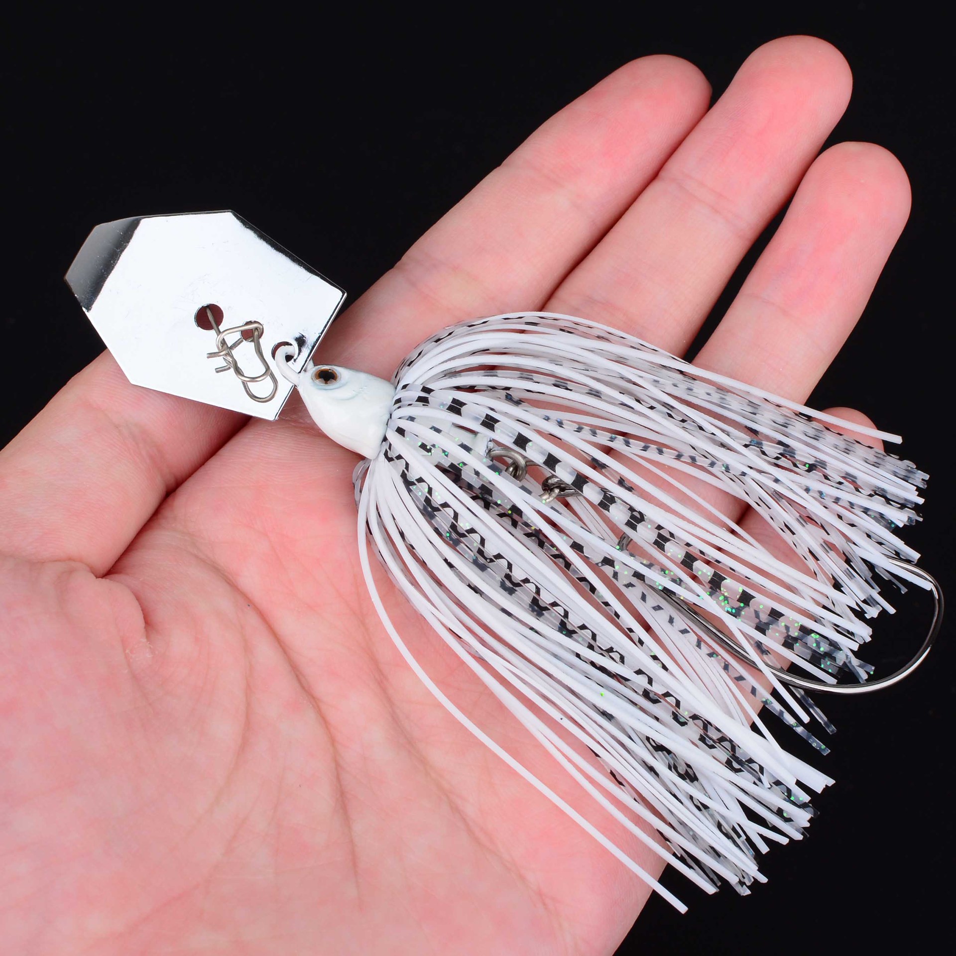 Sunflower Chatter Bait Buzz Lure 9cm 12.5g Anti-Hang Spinner Jig For Bass Fishing thumb 10