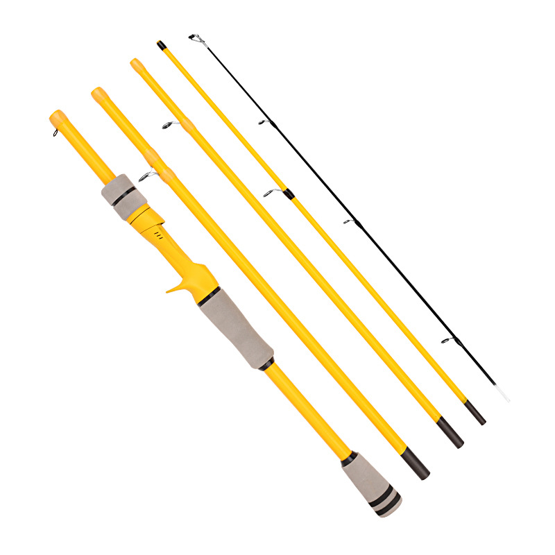 Sunflower 4 Sections Portable Carbon Lure Rod, Travel Fishing Rod 1.8M / 2.1M thumb 6