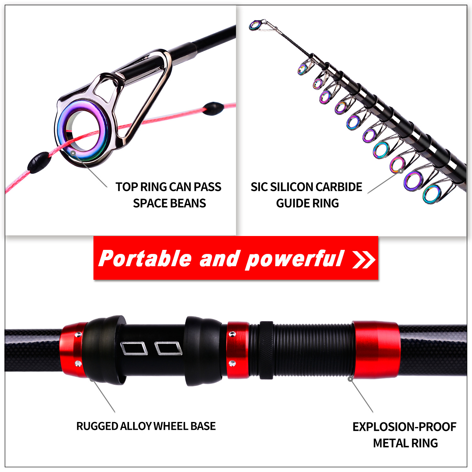 Mini Carbon Telescopic Sea Fishing Rod thumb 3