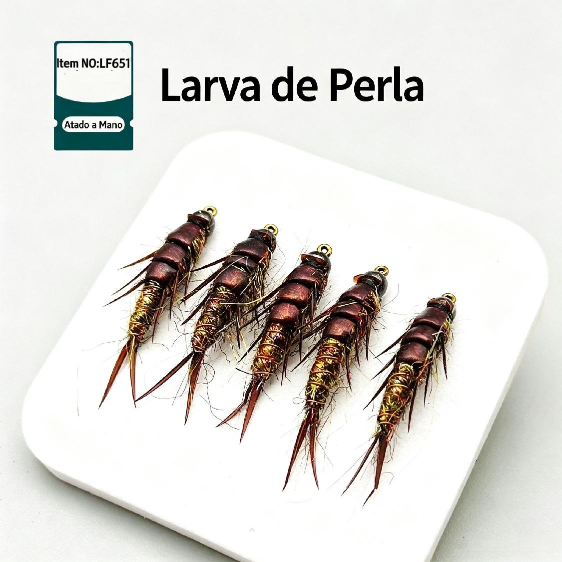 LF651 Stonefly Nymph Fly Fishing Flies | Hand Tied Trout Nymph Lures thumb 3