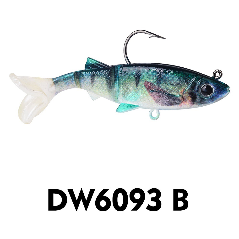 Sunflower Lead Head Soft Swimbait Lure DW6093 Single Hook thumb 5