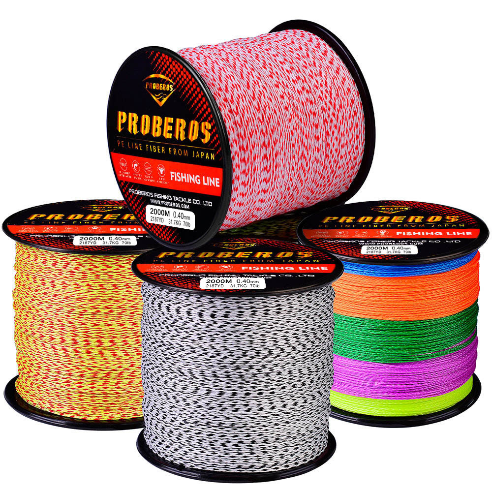 Sunflower 8 Strands 2000M Braided PE Fishing Line, Main Line For Sea & Lure Fishing thumb 3