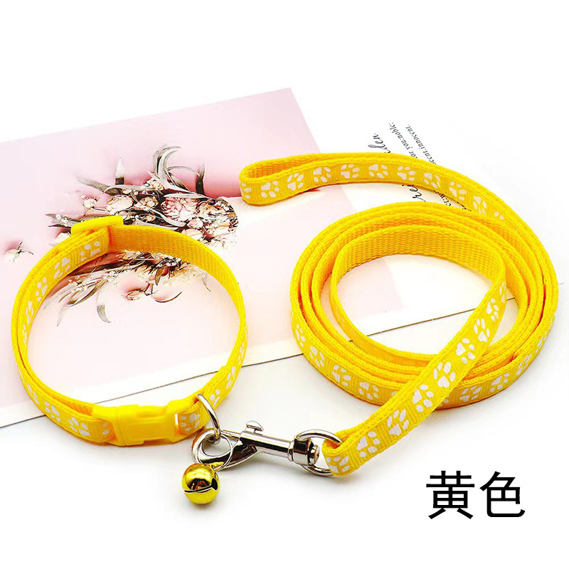 Paw Print Pet Collar & Leash Set thumb 8