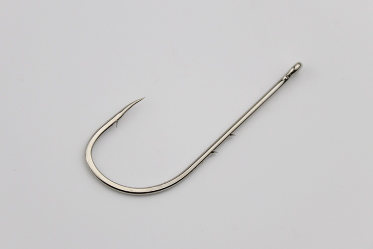 Sunflower High Carbon Steel Long Shank Double Barb Sea Fishing Hooks With Eye All Sizes thumb 7