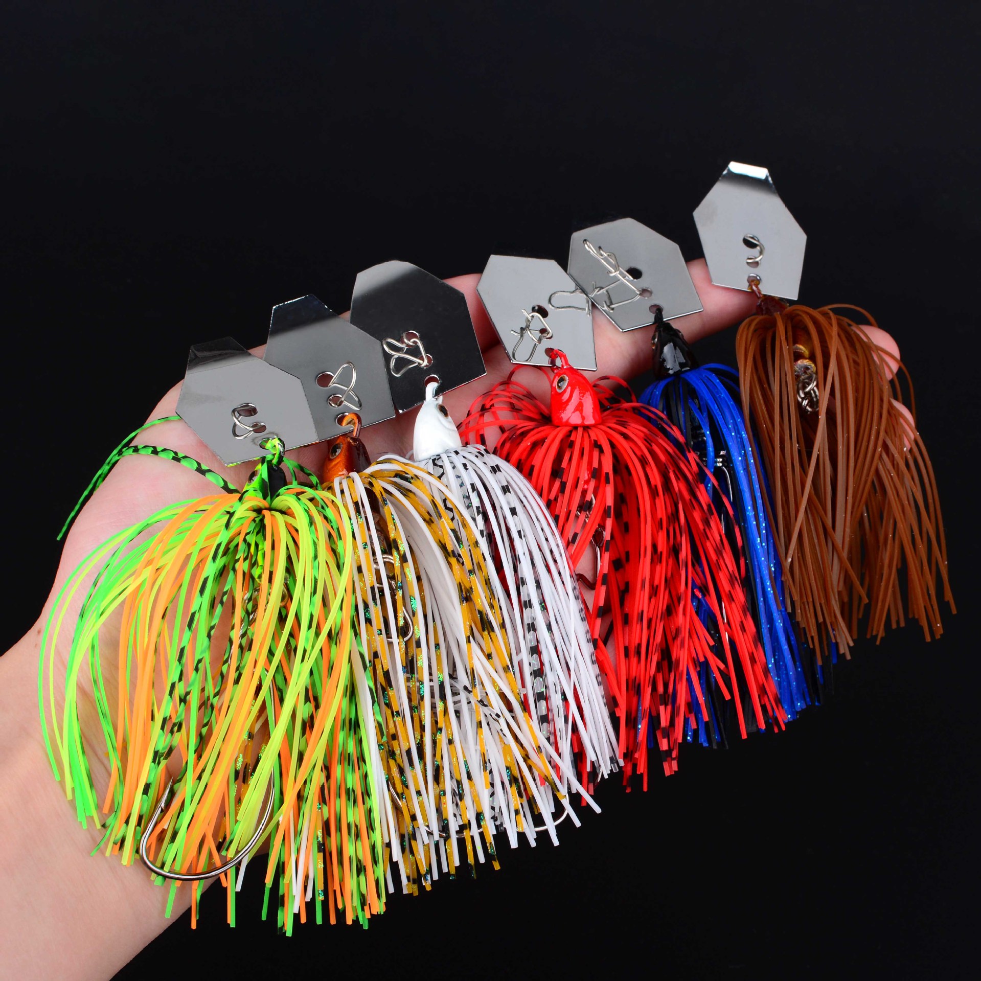 Sunflower Chatter Bait Buzz Lure 9cm 12.5g Anti-Hang Spinner Jig For Bass Fishing