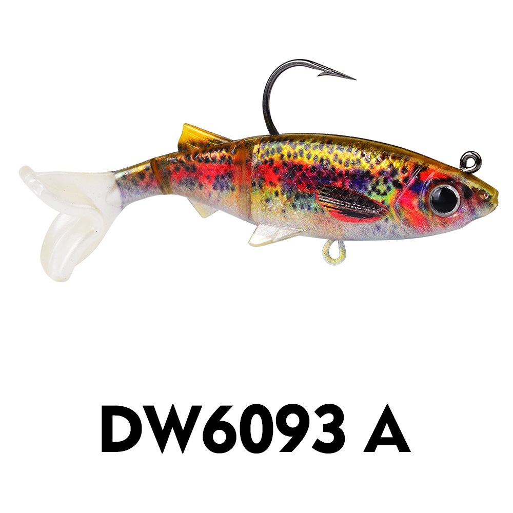 Sunflower Lead Head Soft Swimbait Lure DW6093 Single Hook thumb 4