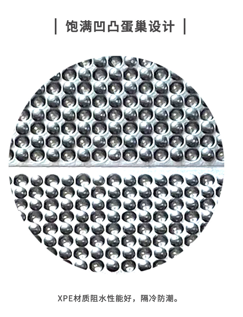 Sunflower XPE Aluminum Film Egg Crate Camping Mat, Foldable Outdoor Moisture Proof Sleeping Pad for Tent thumb 13