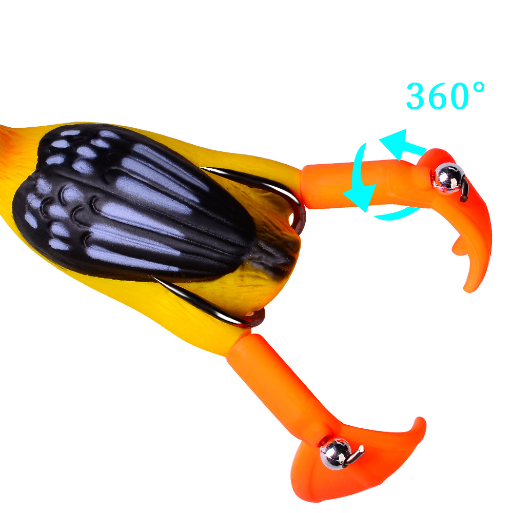 Rotating Duck Feet Topwater Tractor Lure thumb 15